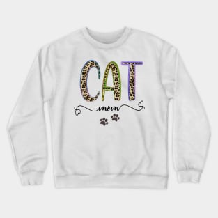 Cat Mom Crewneck Sweatshirt